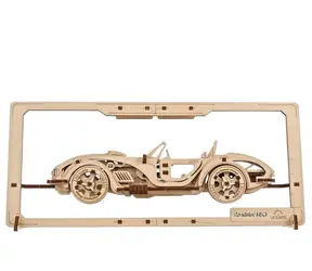 Drewniana mechaniczna układanka 2.5D Ugears Roadster MK3