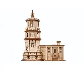 Drewniana mechaniczna układanka 3D Ugears Split Rock Lighthouse