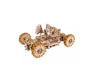 Drewniana mechaniczna układanka 3D Ugears NASA, łazik księżycowy
