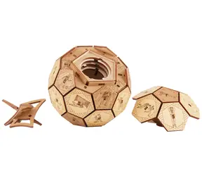 EscapeWelt Drewniana układanka Quest Ball / Poziom trudności: średni / od 14 lat