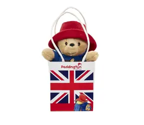 Tęczowy pluszowy Paddington w torebce prezentowej / 0+