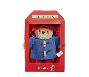 Tęczowy Pluszowy Paddington w Budce Telefonicznej / 0+