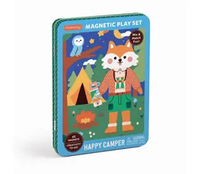 Mudpuppy Magnetyczny zestaw Happy Camper 45 szt. / od 4 lat