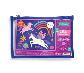 Mudpuppy Puzzle Jednorożec Magia + woreczek / 12 elementów / od 2 lat