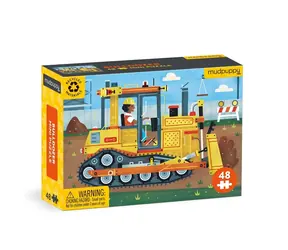 Mudpuppy Puzzle Buldożer / 48 elementów / od 4 lat