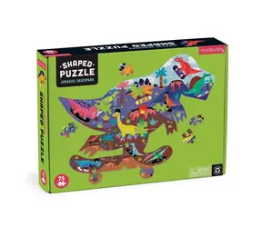 Mudpuppy Puzzle Jurassic Skatepark / 75 elementów / od 7 lat