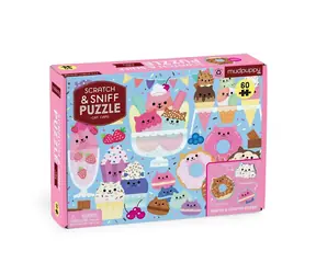 Mudpuppy Puzzle Cat Cafe z zapachem / 60 elementów / od 4 lat