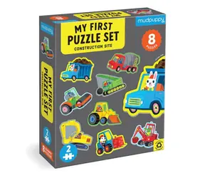 Puzzle Mudpuppy Moja pierwsza układanka Plac budowy / od 2 lat