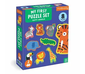 Puzzle Mudpuppy Moja pierwsza układanka Szczęśliwe zwierzęta / od 2 lat