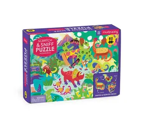 Mudpuppy Puzzle Pizzasaurus z zapachem / 60 elementów / od 4 lat