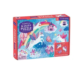 Mudpuppy Puzzle Jednorożec Marzenia z Zapachem / 60 elementów / od 4 lat