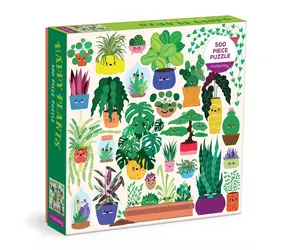 Mudpuppy Puzzle Happy Plants / 500 elementów / od 8 lat