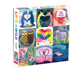 Mudpuppy Puzzle Miłość w dziczy / 500 elementów / od 8 lat