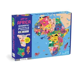 Mudpuppy Geograficzne puzzle Mapa Afryki / 70 elementów / od 5 lat