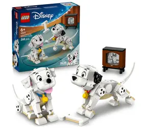 LEGO® Disney™ 43271 Szczeniaki Lucky i Penny z filmu 101 dalmatyńczyków / Liczba elementów: 268 / od 6 lat