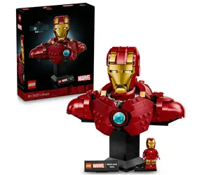 LEGO® MARVEL 76327 Popiersie Iron Mana MK4 / Liczba elementów: 436 / od 18 lat