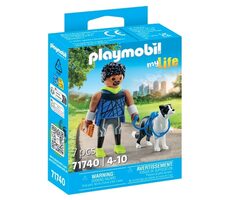 Playmobil® My Life 71740 Biegacz z Border Collie / Liczba elementów: 7 / od 4 lat