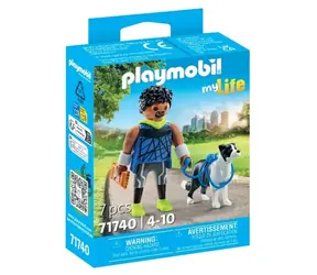 Playmobil® My Life 71740 Biegacz z Border Collie / Liczba elementów: 7 / od 4 lat