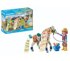 Playmobil® Konie z Waterfall 71639 Ellie i koń z maszynką do naleśników / Liczba części: 33 / od 5 lat