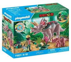 Playmobil® Dinos 71821 Triceratops z dzieckiem / Liczba elementów: 29 / od 4 lat