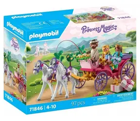 Playmobil® Princess Magic 71846 Przejażdżka bryczką z księżniczką i księciem / Liczba elementów: 97 / od 4 lat