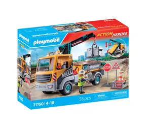 Playmobil® City Action 71750 Ciężarówka z dźwigiem / Liczba elementów: 55 / od 4 lat