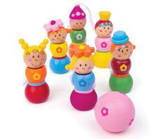 Zabawki Bigjigs Drewniane Skittles Wróżki / od 3 lat 