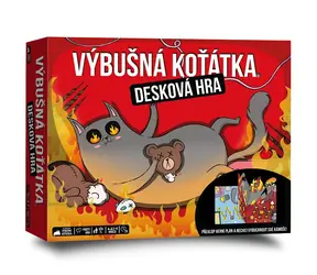 Asmodee Explosive Kittens: Gra planszowa / Czas trwania gry: 20 minut / Liczba graczy: 2-6 / Od 7 lat