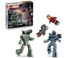 LEGO® | MARVEL 76320 Iron Man i War Machine kontra drony Hammera / Liczba elementów: 204 / od 7 lat