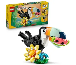 LEGO® Creator 3 w 1 31173 Dzikie zwierzęta: Tukan tropikalny / Liczba elementów: 225 / od 7 lat