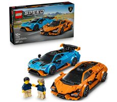 LEGO® Speed Champions 77238 Lamborghini Revuelto i Huracán STO / Liczba elementów: 607 / od 10 lat