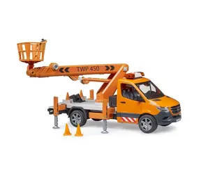 Bruder MB Sprinter z platformą roboczą o dużym udźwigu / 1:16 / od 4 lat
