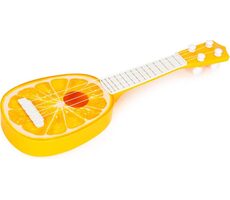 Gitara dziecięca ECOTOYS - pomarańczowa / od 3 lat
