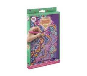 GRAFIX Diamentowy blok malarski A5 Fioletowa mandala / od 6 lat