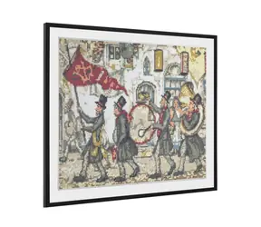 GRAFIX Diamentowy obraz Fanfara / 50x40 cm 