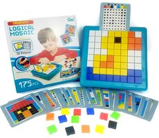 KIK Kolorowa mozaika logiczna 175 szt. / od 3 lat