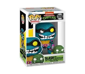 Funko POP&Buddy: TMNT S4 - Slash i Pre-mutated, żółw Slash / od 3 lat