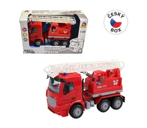 MaDe 08121 - Wóz strażacki z platformą koła zamachowego, 16 cm
