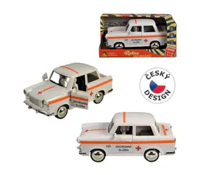MaDe 98528 - Karetka retro na kole zamachowym 6 x 17 x 8 cm