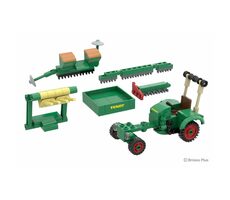 BRIXIES PLUS 222.705 Fendt GT Classic Club Collection - zabytkowy ciągnik z akcesoriami, 1:32