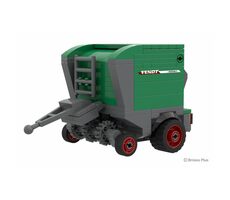BRIXIES PLUS 222.710 Fendt Rotana F - prasa zwijająca, 1:32