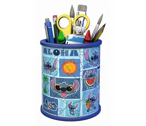 Pojemnik na ołówki Ravensburger 3D Disney: Stitch / 54 sztuki / od: 6 lat