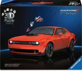 Ravensburger 3D Puzzle Iconics: Dodge Challenger R/T Scat Pack Widebody / 108 elementów / od: 8 lat