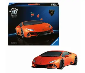 Ravensburger 3D Puzzle Iconics: Lamborghini Huracán Evo orange / 108 pieces / from: 8 years