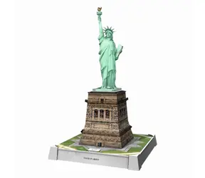 Puzzle 3D Ravensburger Iconics: Statua Wolności (Edycja Nocna) / 108 elementów / od: 8 lat
