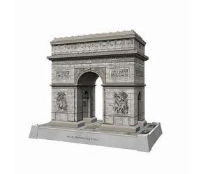 Ravensburger Puzzle 3D Iconics: Łuk Triumfalny (Edycja Nocna) / 216 elementów / od: 8 lat