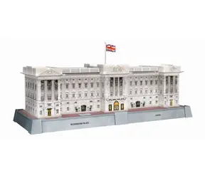 Puzzle 3D Ravensburger Iconics: Pałac Buckingham (Edycja nocna) / 216 elementów / od: 8 lat