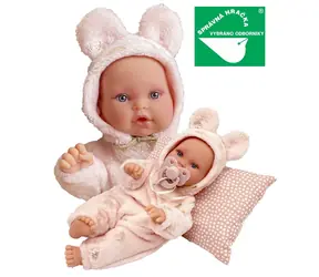 Antonio Juan 1136 KIKA - realistyczna lalka niemowlęca ze specjalną funkcją ruchu i miękkim korpusem z materiału - 27 cm / od 