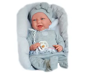 Antonio Juan 33228 CARLA - realistyczna lalka bobas z miękkim materiałem - 42 cm / od 3 lat