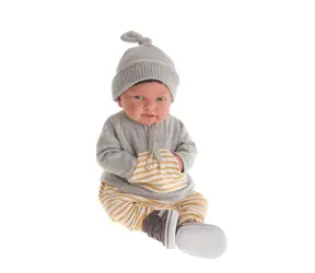Antonio Juan 80111 SWEET REBORN Pipo - realistyczna lalka niemowlęca z miękkim materiałem - 40 cm